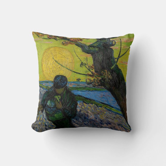Cojín Decorativo Vincent van Gogh - The Sower (Anverso)