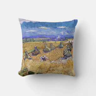 Cojín Decorativo Vincent van Gogh - Trigos con Segadores