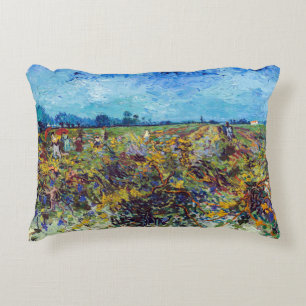 Cojín Decorativo Vincent van Gogh - Viñedo Verde