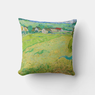 Cojín Decorativo Vincent van Gogh - Vista de Vessenots cerca de Auv
