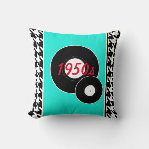 Cojín Decorativo Viñeta de gallos de los años 50