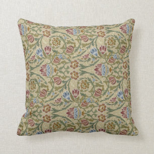 Cojín Decorativo Viñeta William Morris Pink Blue Brocade