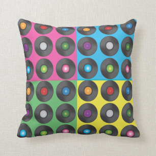 Cojín Decorativo Vinilos del estallido