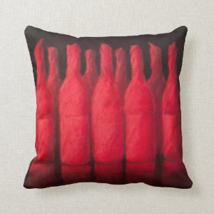 Cojín Decorativo Vino envuelto rojo 2012