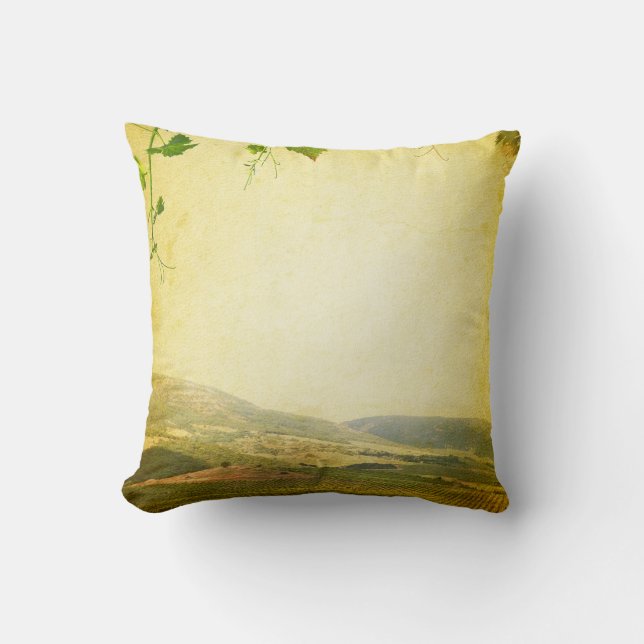 Cojín Decorativo Vinos rurales italianos Pillow Couch (Anverso)