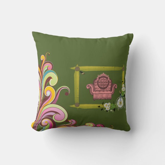 Cojín decorativo Vintage (Anverso)