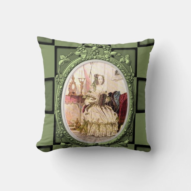 cojín decorativo vintage (Anverso)