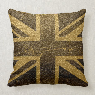 Cojín Decorativo Vintage #2 de la bandera de Reino Unido