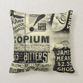 Cojín Decorativo Vintage Ads Pillow