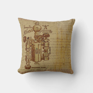 Cojín decorativo Vintage Blueprint