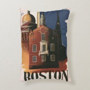 Cojín Decorativo Vintage Boston, Massachusetts Cabalgata de Paul Re