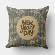 Vintage, Celebración de Año Nuevo, Patrón de Motiv