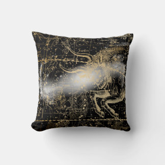 Cojín Decorativo Vintage Celestial Star Map Background