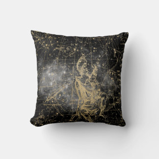 Cojín Decorativo Vintage Celestial Star Map Background