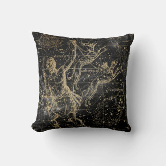 Cojín Decorativo Vintage Celestial Star Map Background