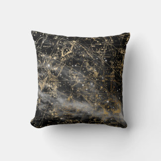 Cojín Decorativo Vintage Celestial Star Map Background