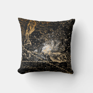 Cojín Decorativo Vintage Celestial Star Map Background