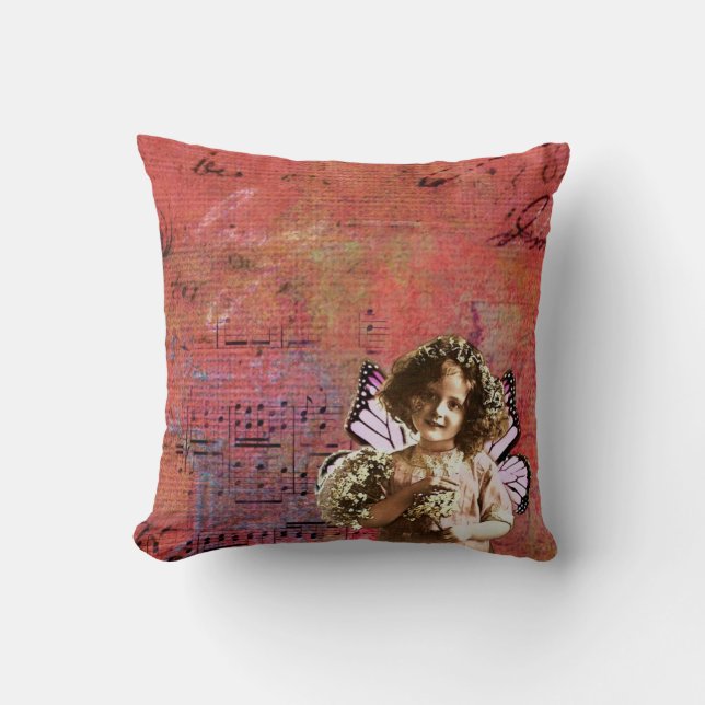Cojín Decorativo Vintage Child (Anverso)
