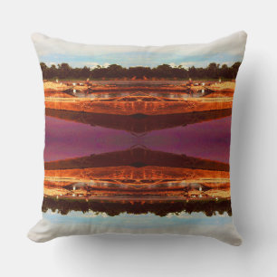 Cojín Decorativo Vintage China Guilin Cormorant Fishman