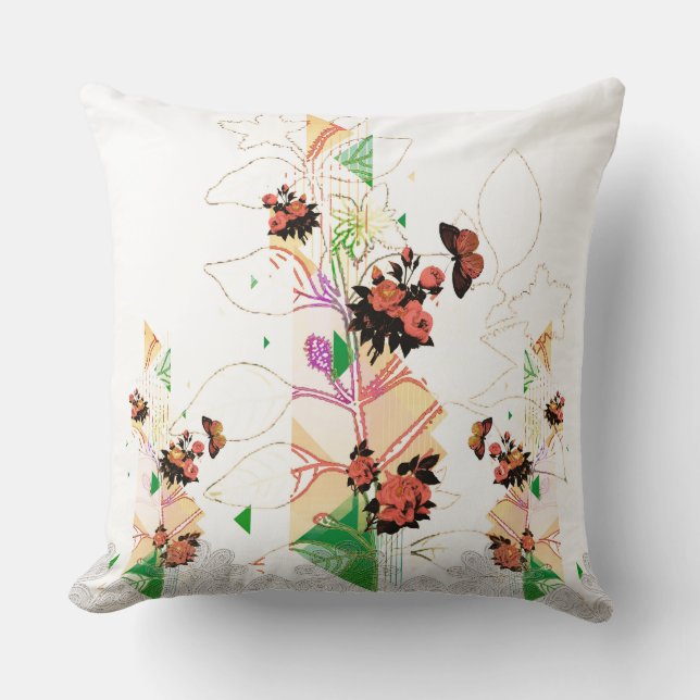 Cojín Decorativo Vintage collage (Anverso)