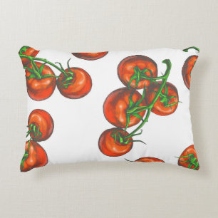 Cojín Decorativo Vintage color seamless pattern with fresh vegetabl