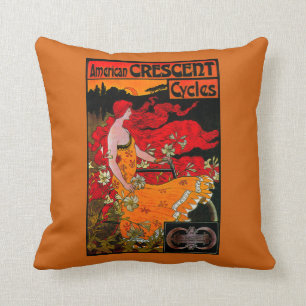 Cojín Decorativo Vintage creciente americano PosterEurope
