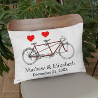 Vintage Cute Tandem Bicycle Custom Wedding
