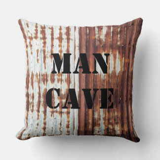 Cojín Decorativo Vintage de caverna masculina de estaño agudo