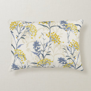 Cojín Decorativo Vintage de patrón ininterrumpido de otoño con berr