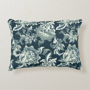 Cojín Decorativo Vintage étnico floral sin costuras. folclórico