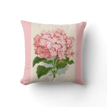 Vintage Flor Rosa Pillow Reversible