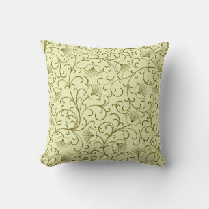 Cojín Decorativo Vintage floral: hermoso Ilustracion de fondo
