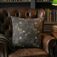 Vintage Floral Oscuro Malhumorado William Morris