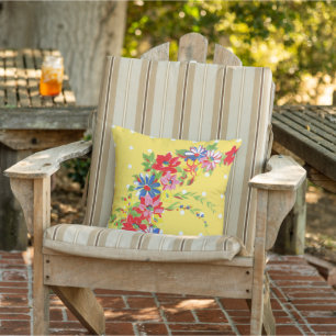 Cojín Decorativo Vintage Floral Pillow