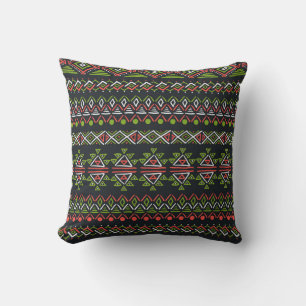 Cojín Decorativo Vintage geométrico: conjunto de patrones sin costu