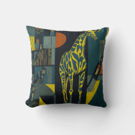 Cojín Decorativo vintage giraff 3