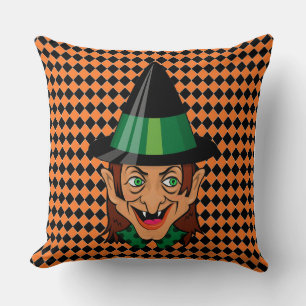 Cojín Decorativo Vintage Halloween Witch