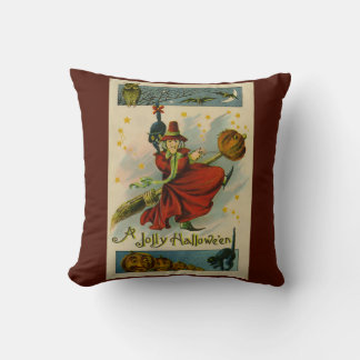 Cojín Decorativo Vintage Halloween Witch