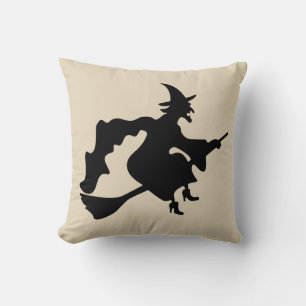 Cojín Decorativo Vintage Halloween Witch Pillow