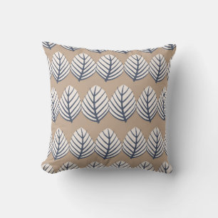Cojín Decorativo vintage hand drawn simple and modern leaf motif se