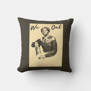 Cojín Decorativo Vintage Harriet Tubman - Salimos - Historia Negra