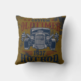 Cojín Decorativo Vintage Hot Rod