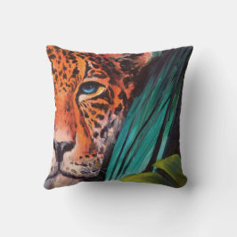 Cojín Decorativo Vintage jungle leopard