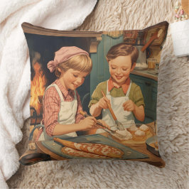 Cojín Decorativo Vintage Kids Cooking
