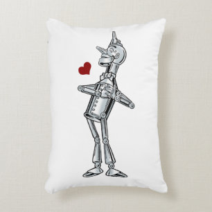 Cojín Decorativo Vintage Mago de Oz, Tinman Sonrisa Feliz tiene Cor