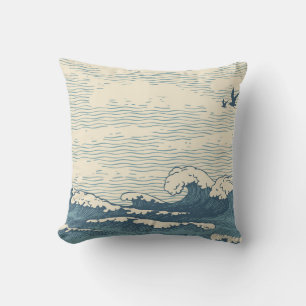 Cojín Decorativo Vintage marino con estilo retro con wa