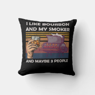 Cojín Decorativo Vintage Me Gusta El Borbón Mi Fumador 3 Gente Rega