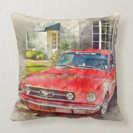 Cojín Decorativo Vintage Mustang