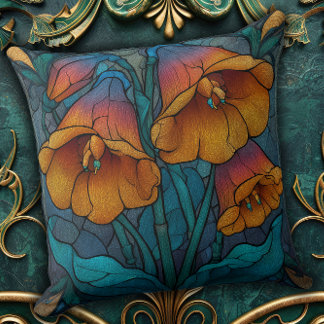 Cojín Decorativo Vintage Nature Reimagined in a Floral Throw Pillow