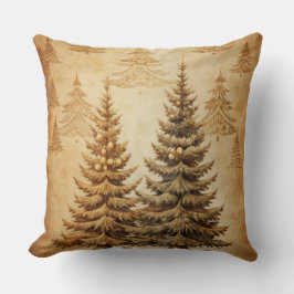 Cojín Decorativo Vintage Navidad Pillow - Diseño de vacaciones retr